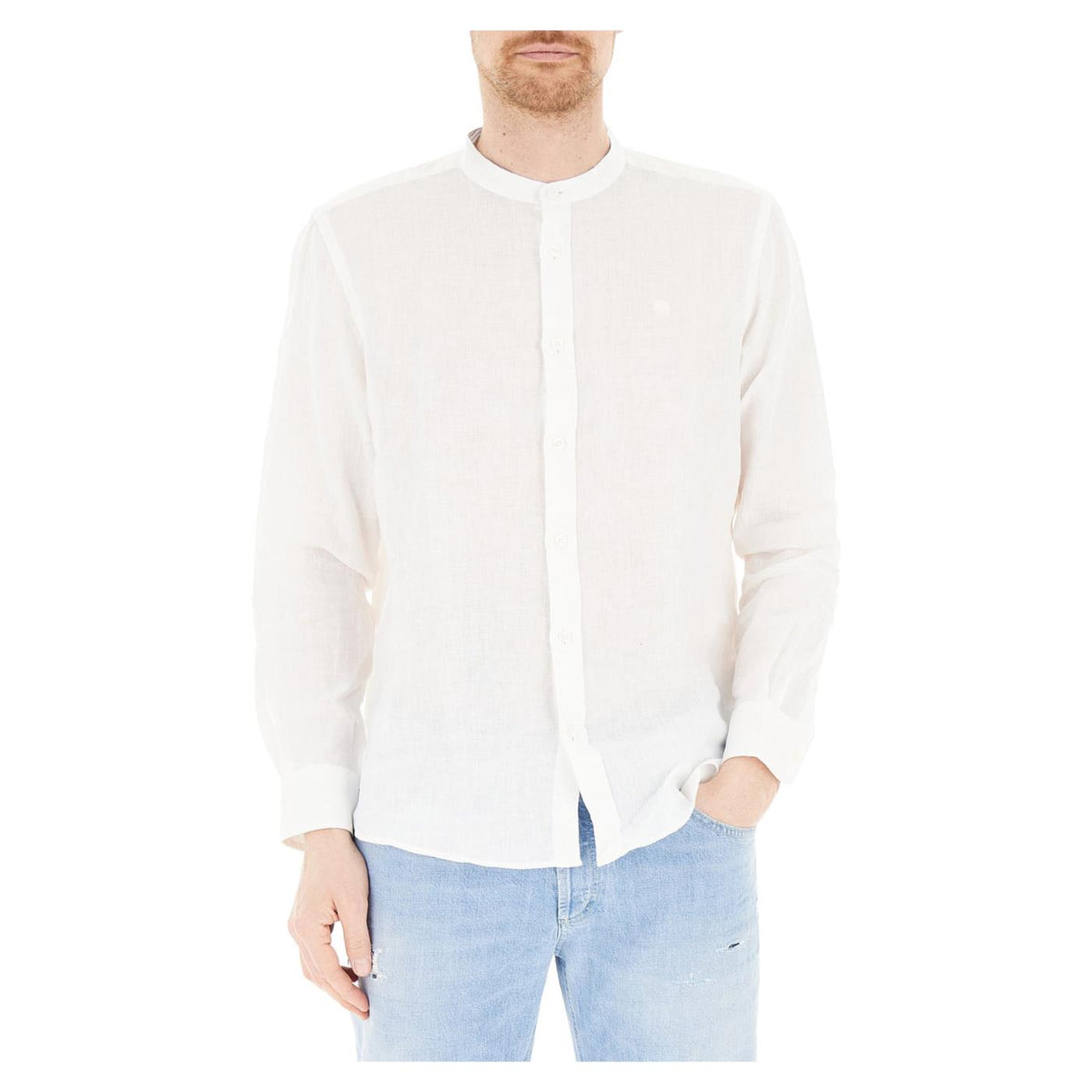 NORTH SAILS CAMICIA COLLO COREANA - Bianco - immagine principale