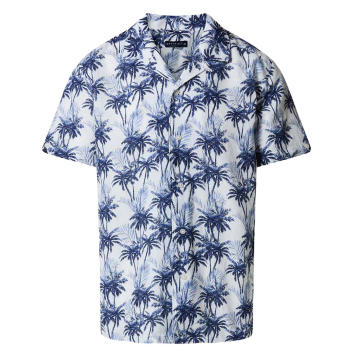 NORTH SAILS CAMICIA FANTASIA HAWAIANA - Bianco - vista 4