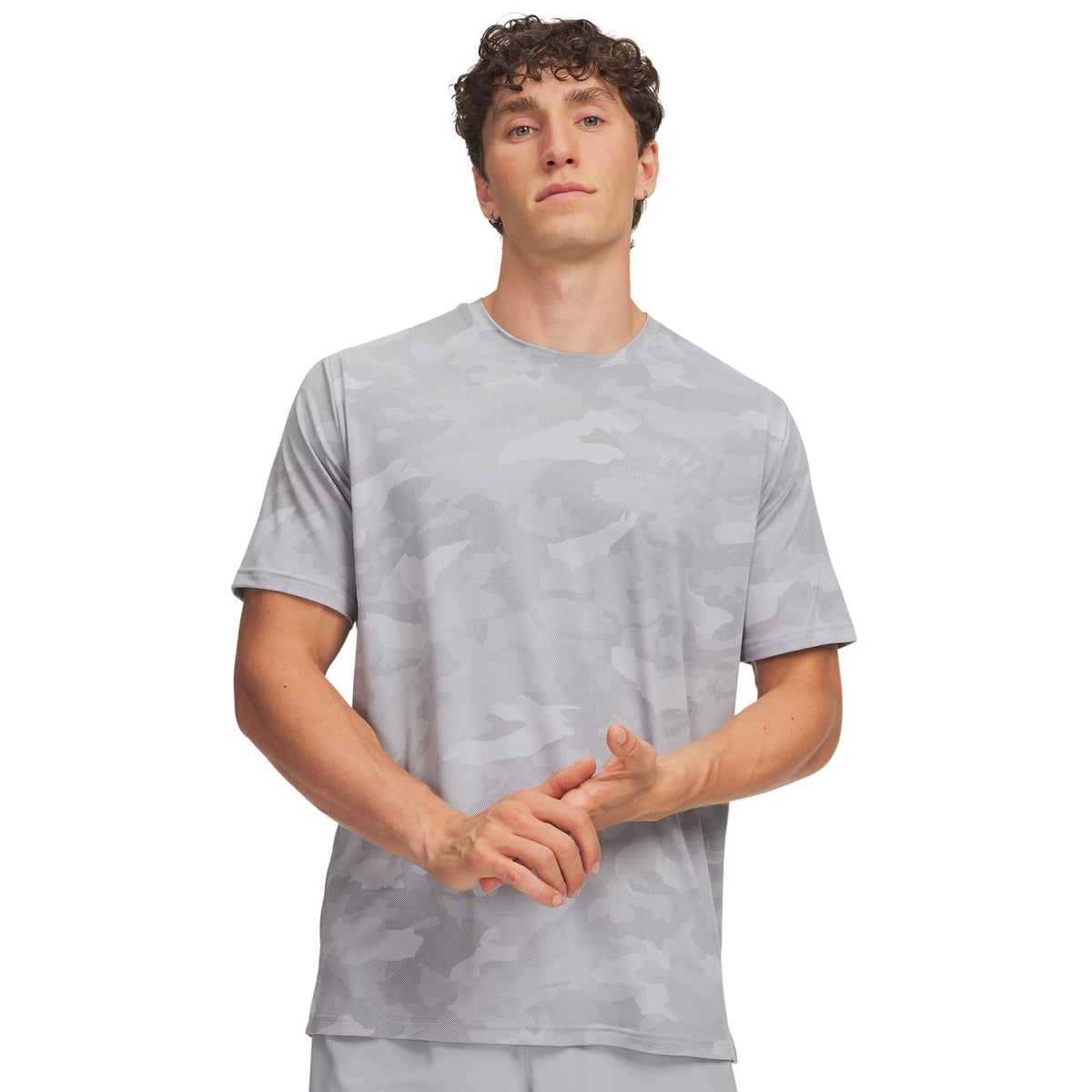 UNDER ARMOUR VANISH ENERGY PRINTED TEE - Grigio chiaro - immagine principale