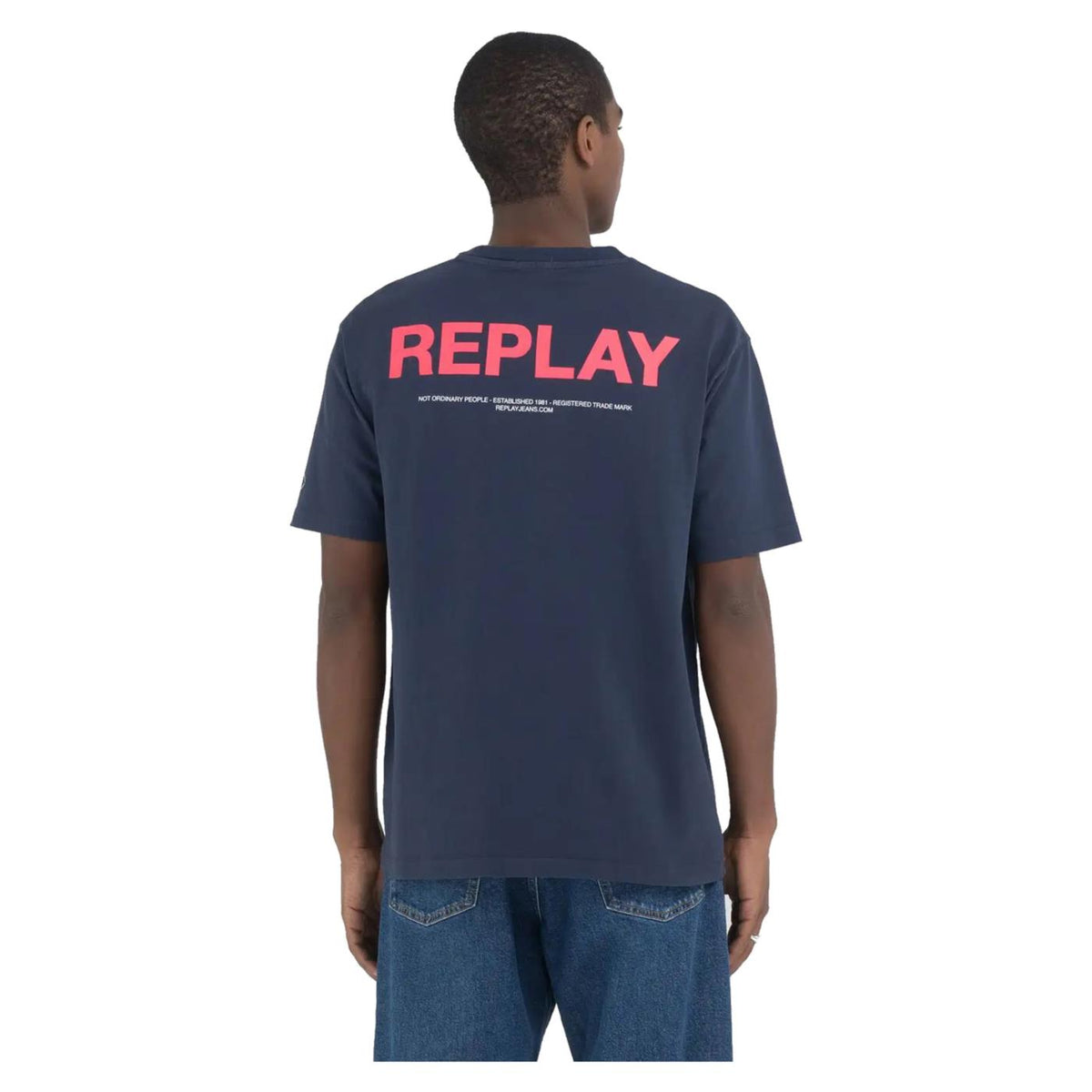 REPLAY T-SHIRT UOMO MANICA CORTA - seconda immagine