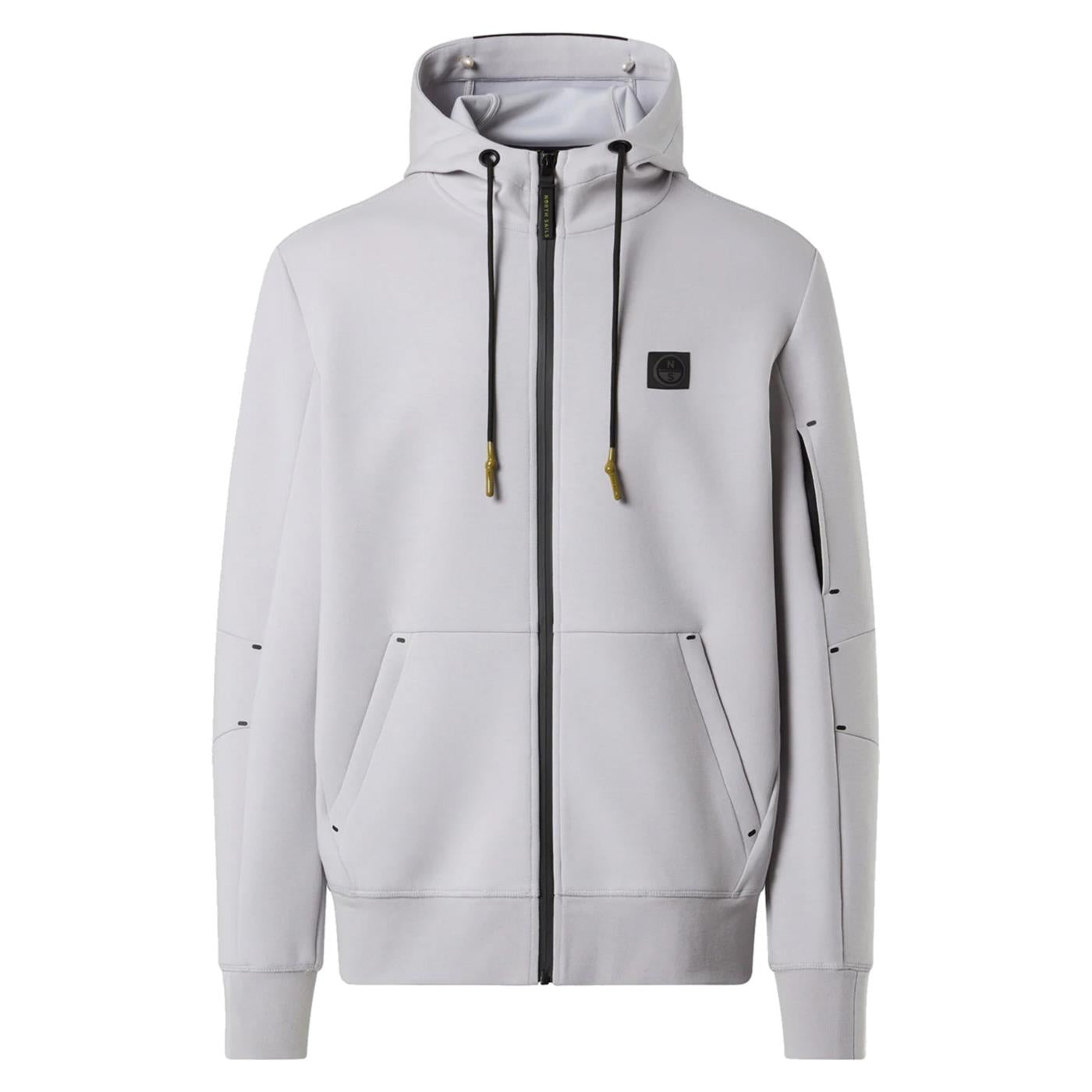 NORTH SAILS FELPA FULL ZIP CAPPUCCIO - vista 3