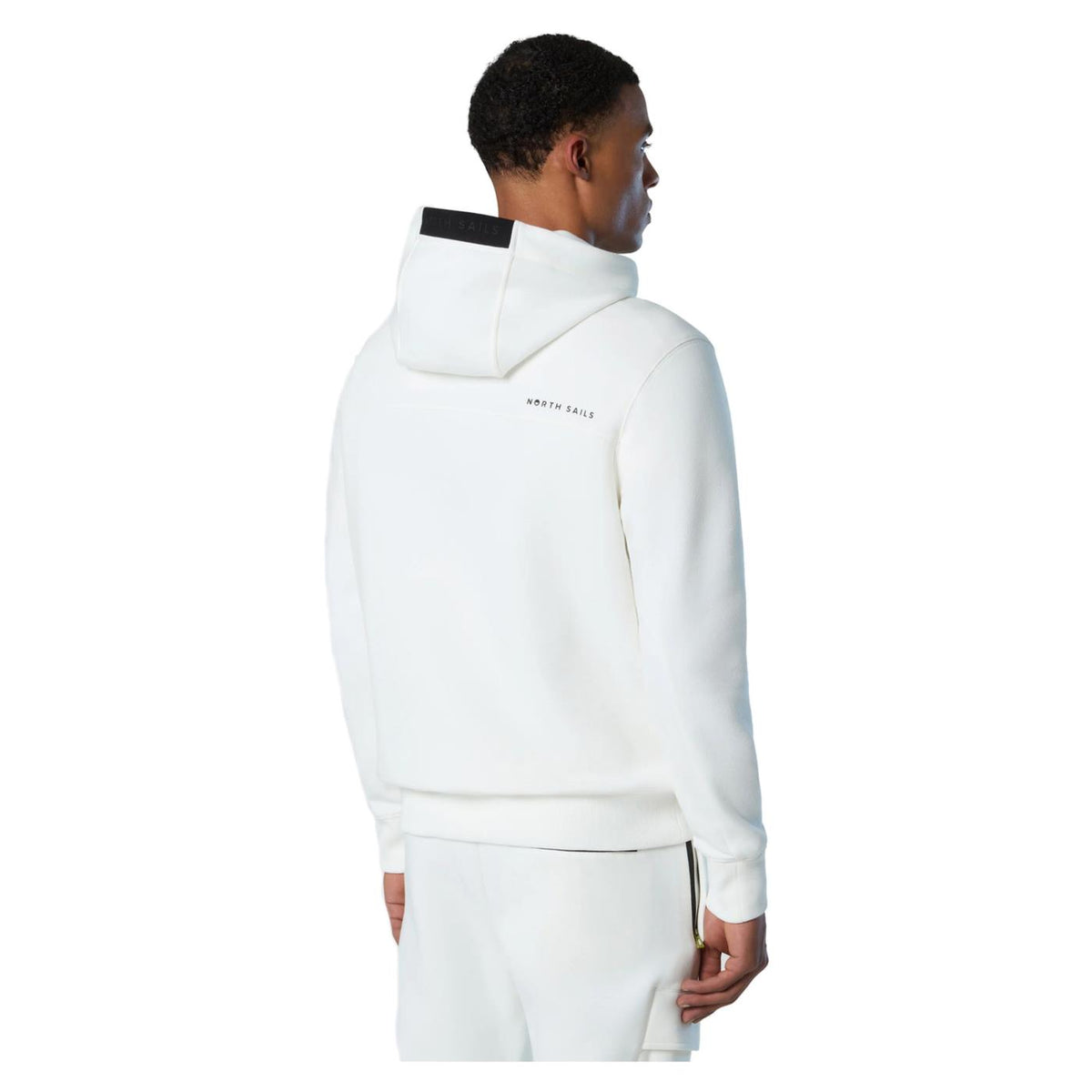 NORTH SAILS FELPA CON CAPPUCCIO - Bianco - vista 2