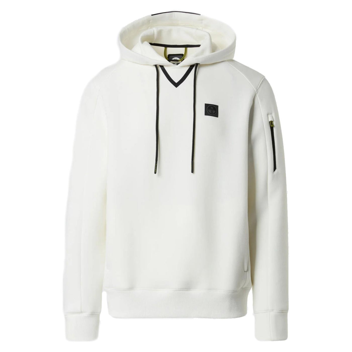 NORTH SAILS FELPA CON CAPPUCCIO - Bianco - vista 3