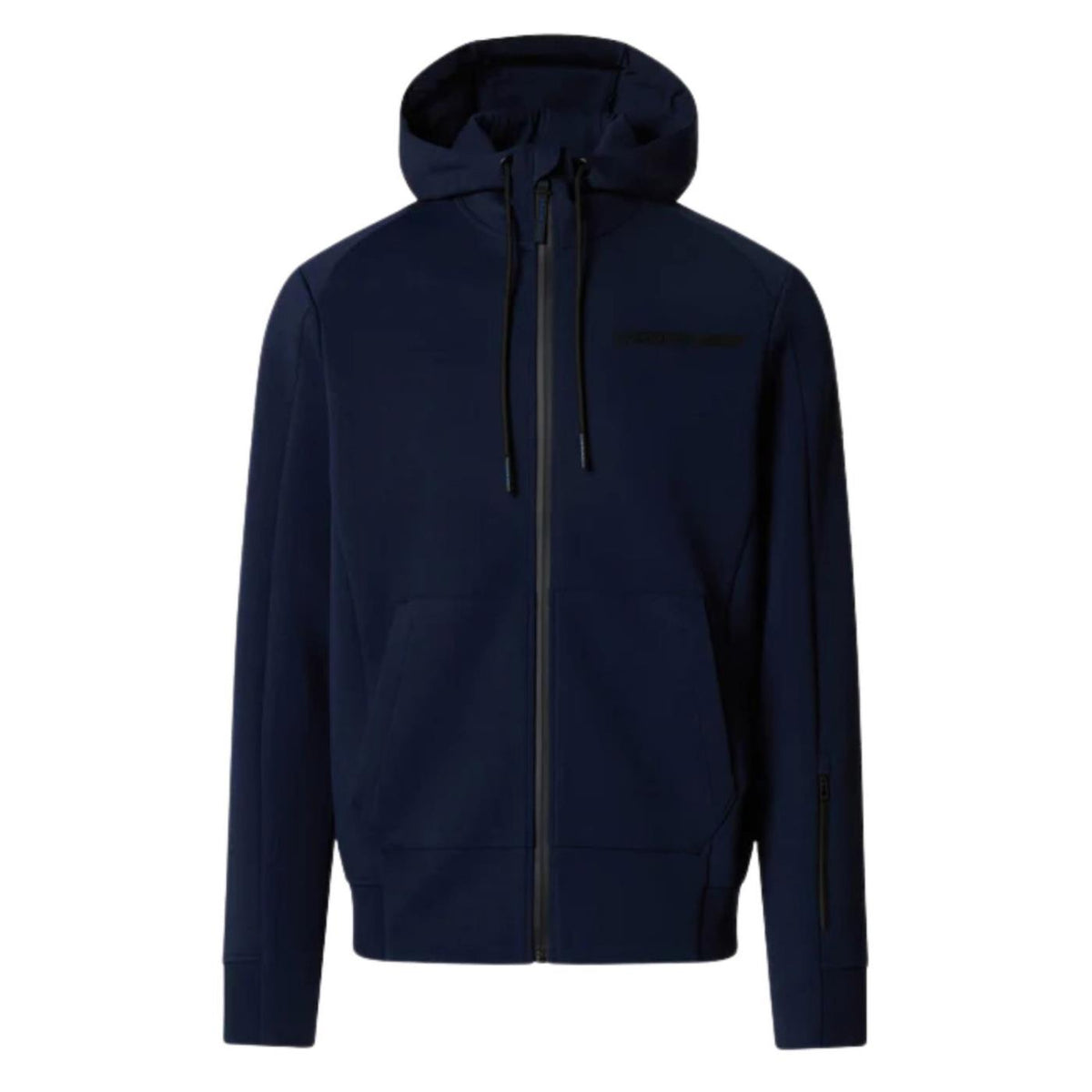 NORTH SAILS FELPA HOODY FULL ZIP - Blu - vista 4