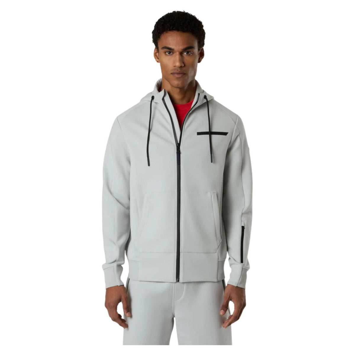 NORTH SAILS FELPA HOODY FULL ZIP - Grigio chiaro - immagine principale