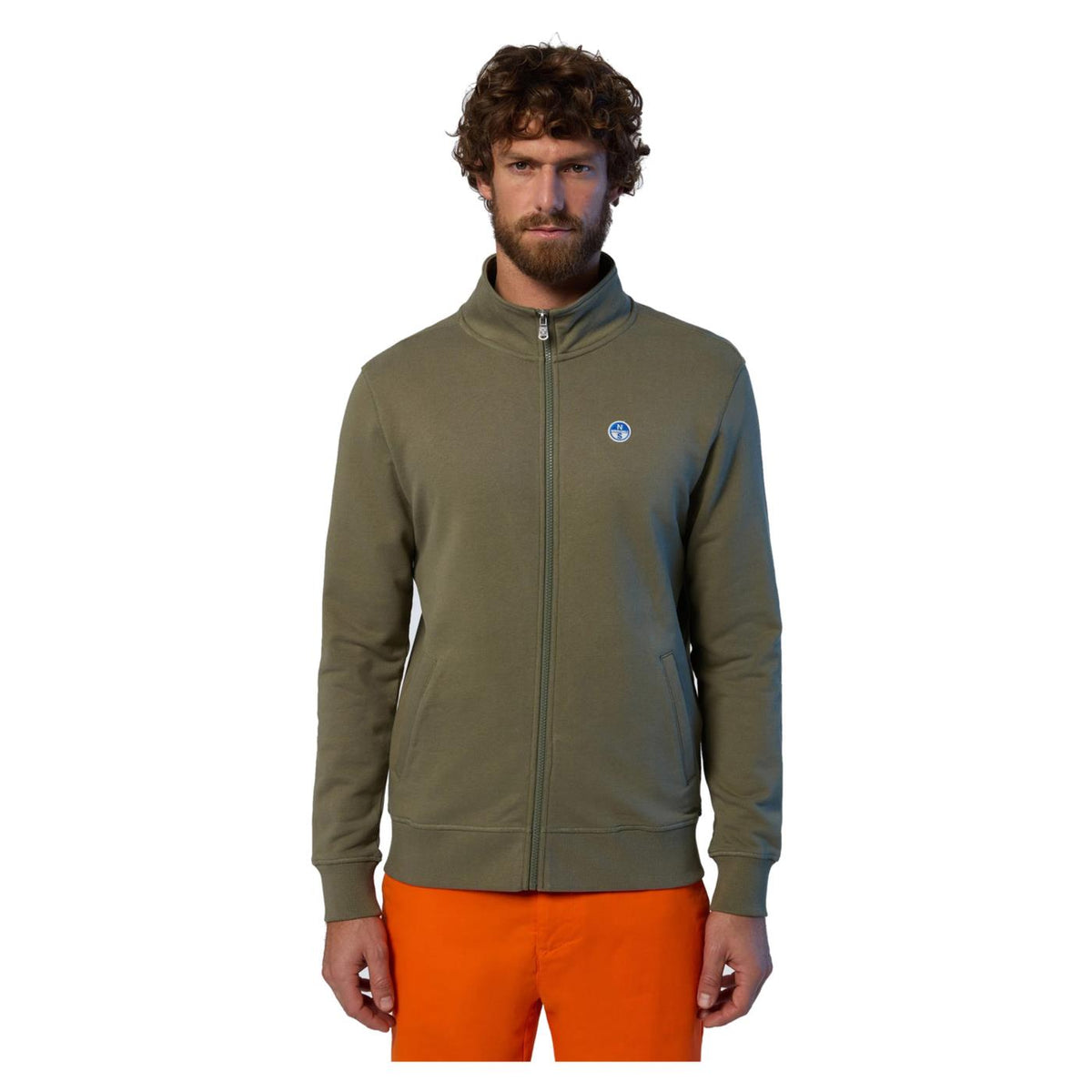 NORTH SAILS BASIC FULL ZIP SWEATSHIRT - seconda immagine