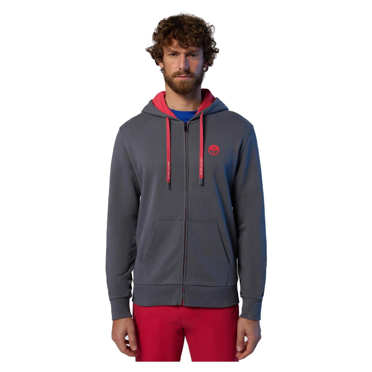 NORTH SAILS BASIC HOOD FZ SWEATSHIRT - seconda immagine