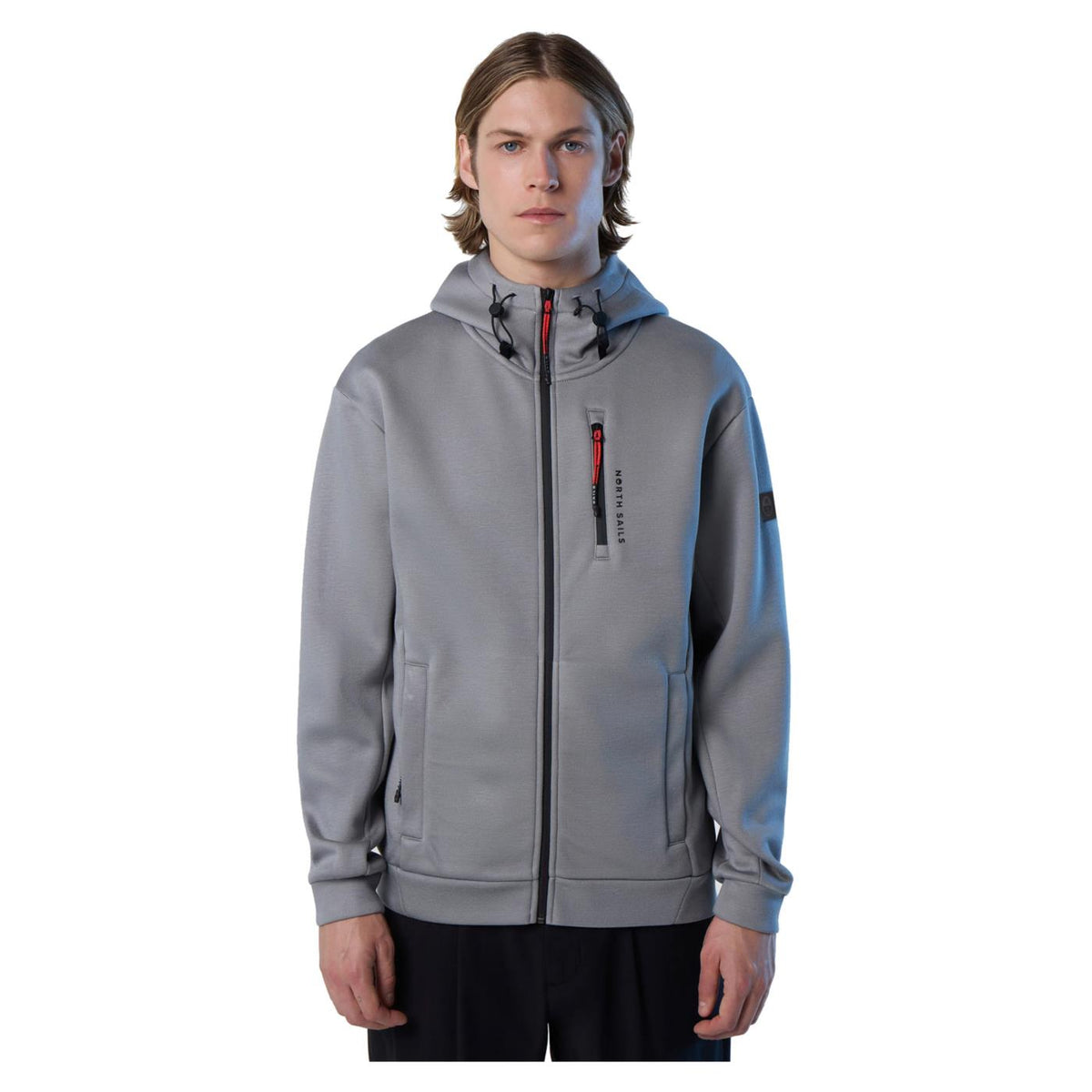 NORTH SAILS HOODED FZ SWEATSHIRT - seconda immagine