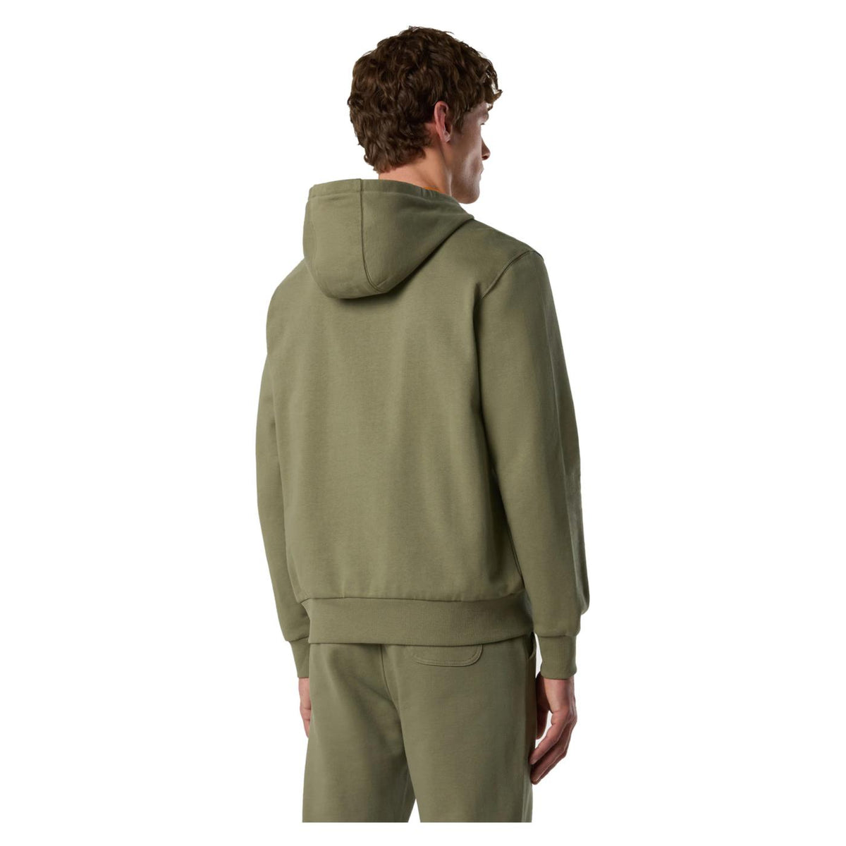NORTH SAILS FELPA LOGO HOODY FULL ZIP - Militare - vista 2