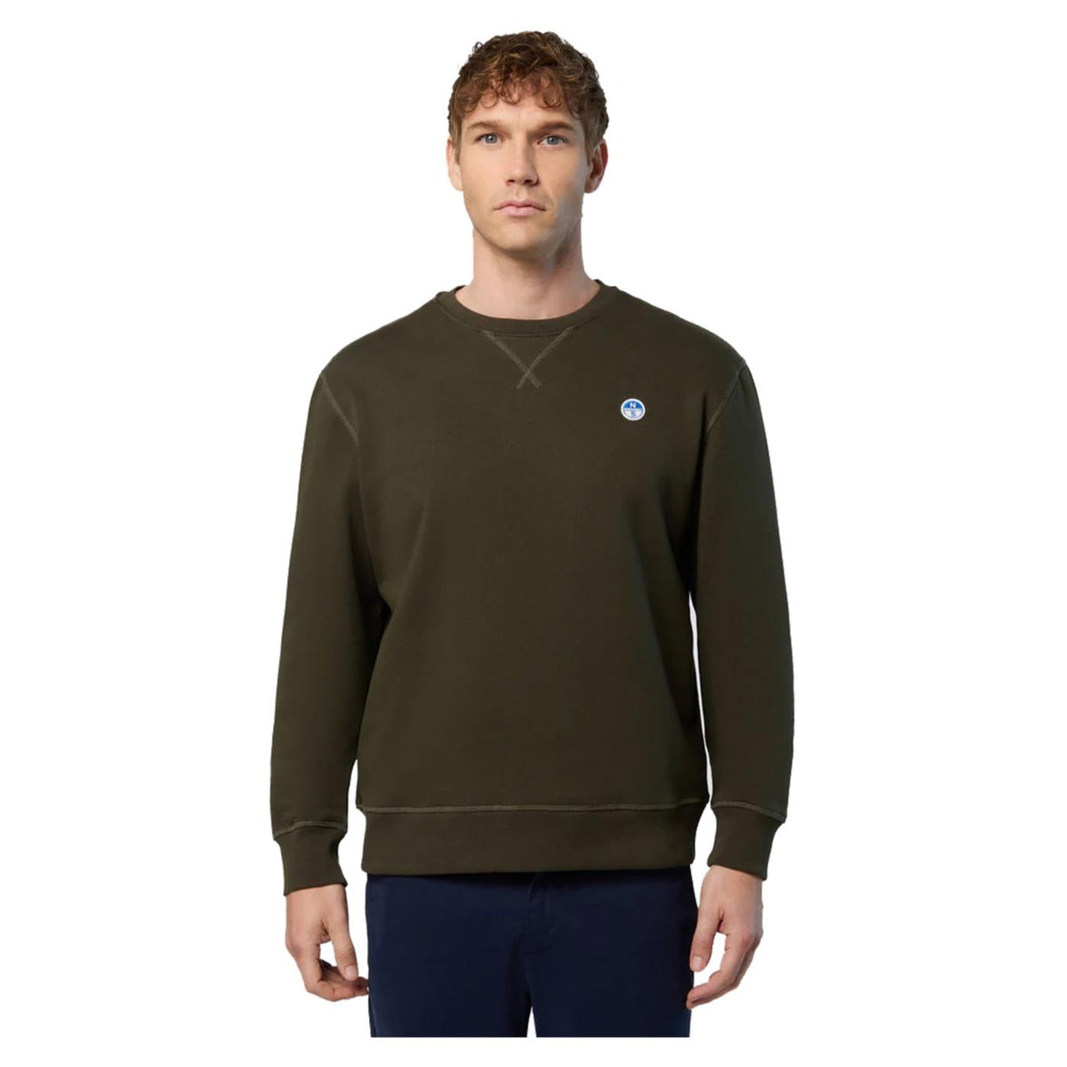 NORTH SAILS CREW NECK SWEATSHIRT WITH LOGO - seconda immagine