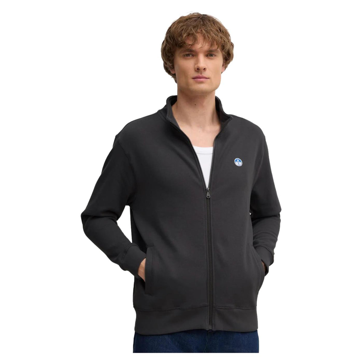 NORTH SAILS FELPA FULL ZIP CON LOGO - seconda immagine