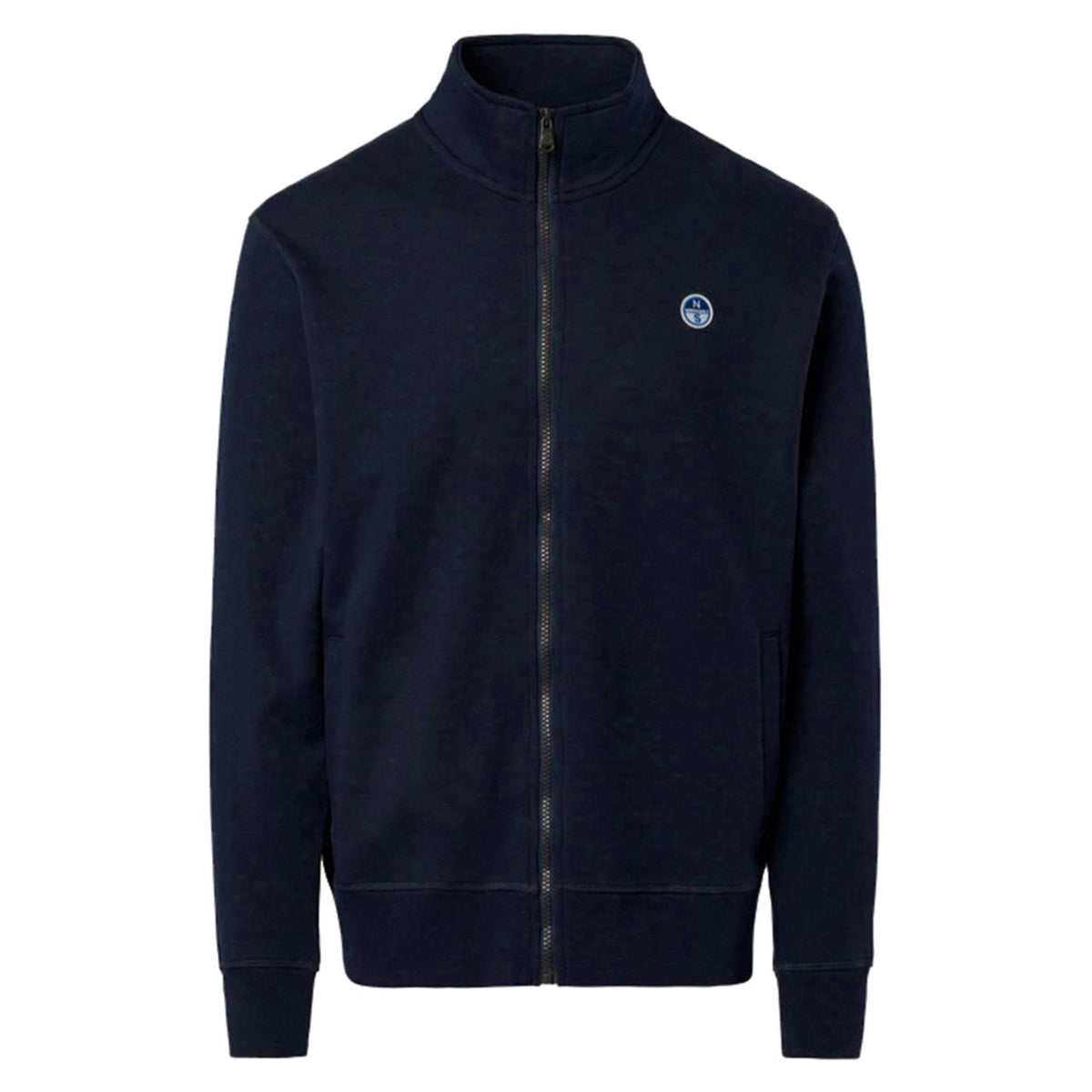 NORTH SAILS FELPA LOGO FULL ZIP - Blu - immagine principale