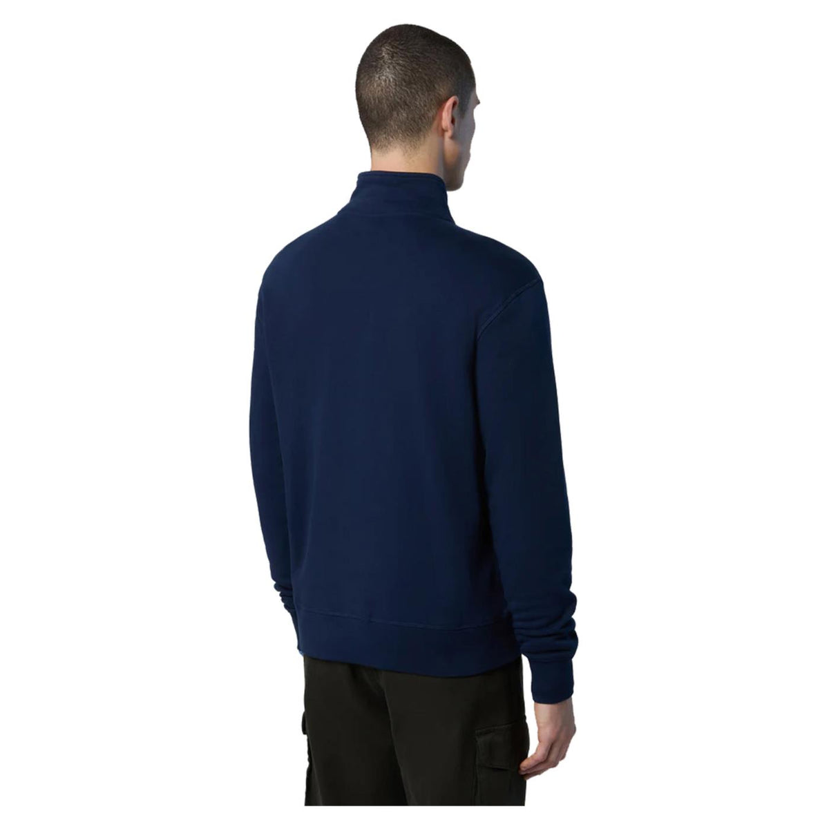 NORTH SAILS FELPA LOGO FULL ZIP - Blu - vista 3