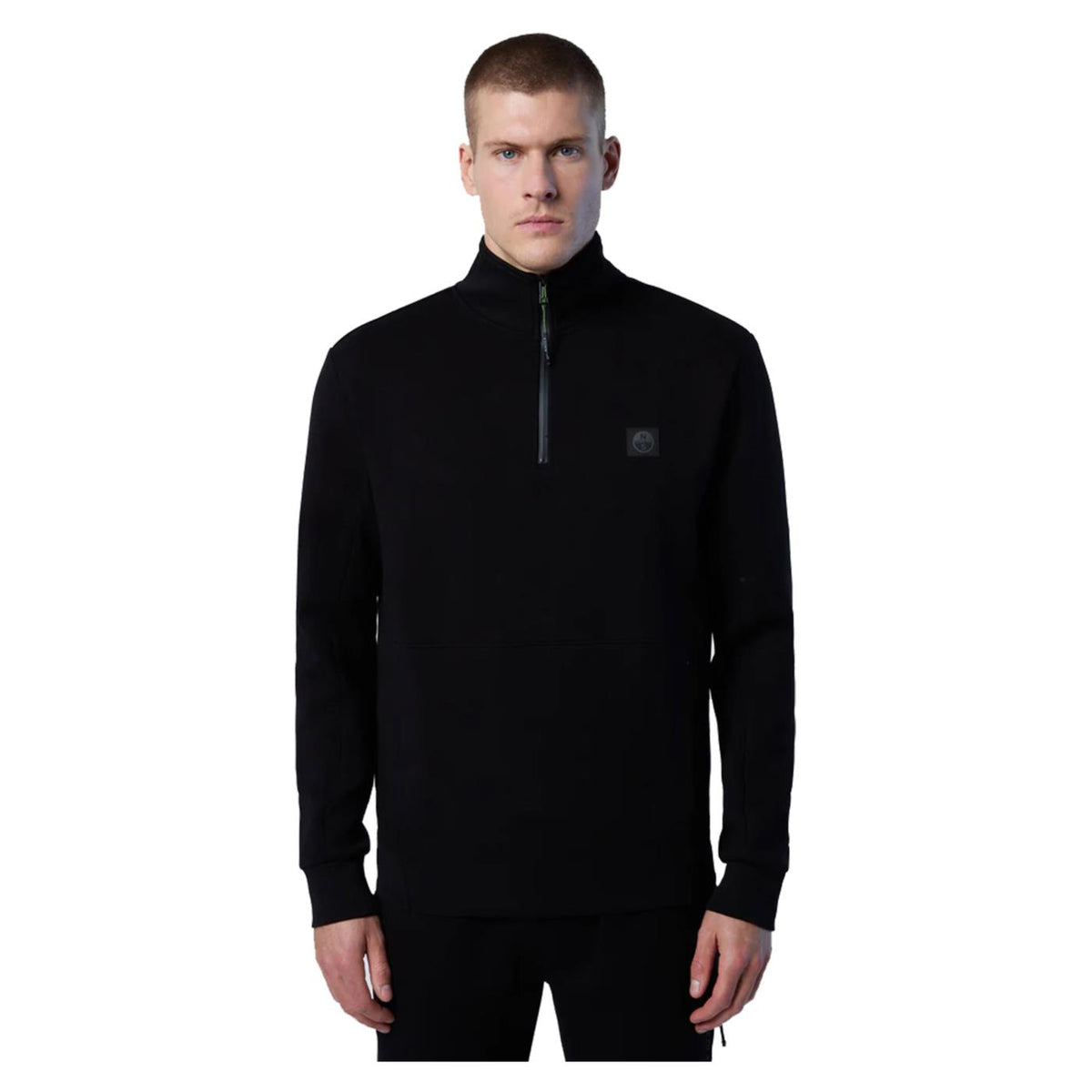 NORTH SAILS FELPA MEZZA ZIP CON LOGO