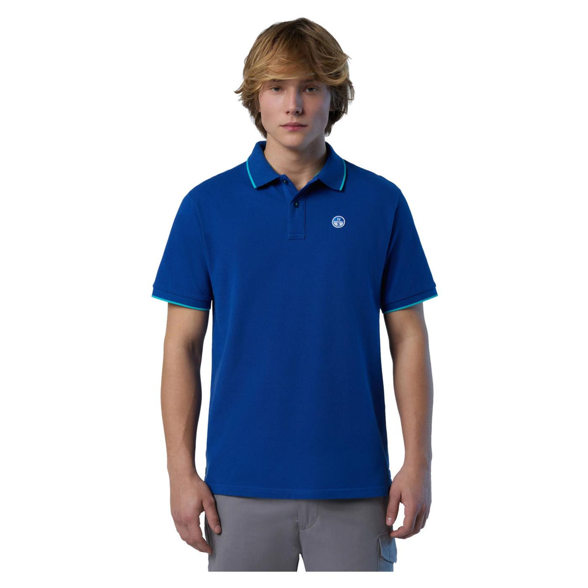 NORTH SAILS POLO SS COLLAR STRIPED - seconda immagine
