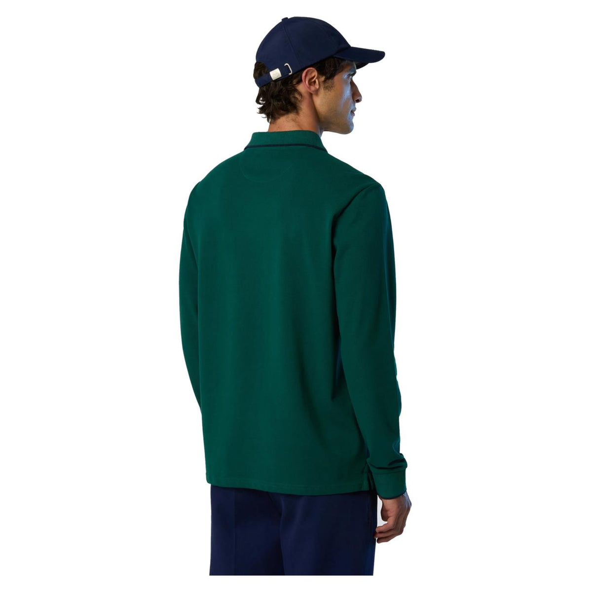 NORTH SAILS BASIC POLO LONG SLEEVE - Verde - vista 2