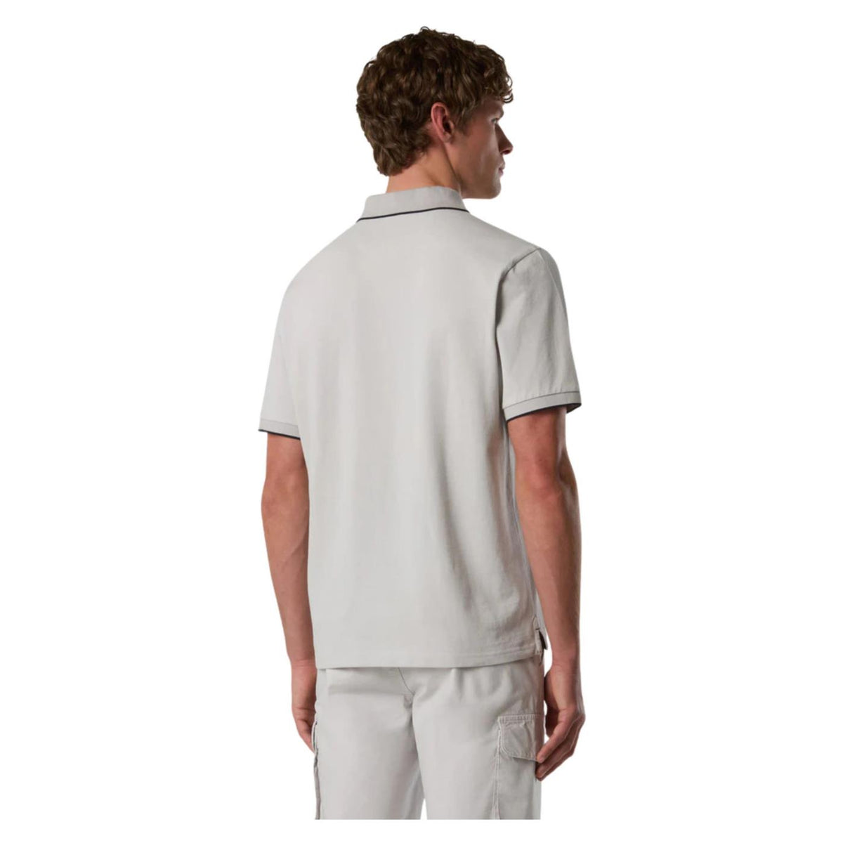 NORTH SAILS POLO MANICHE CORTE - Grigio chiaro - vista 2
