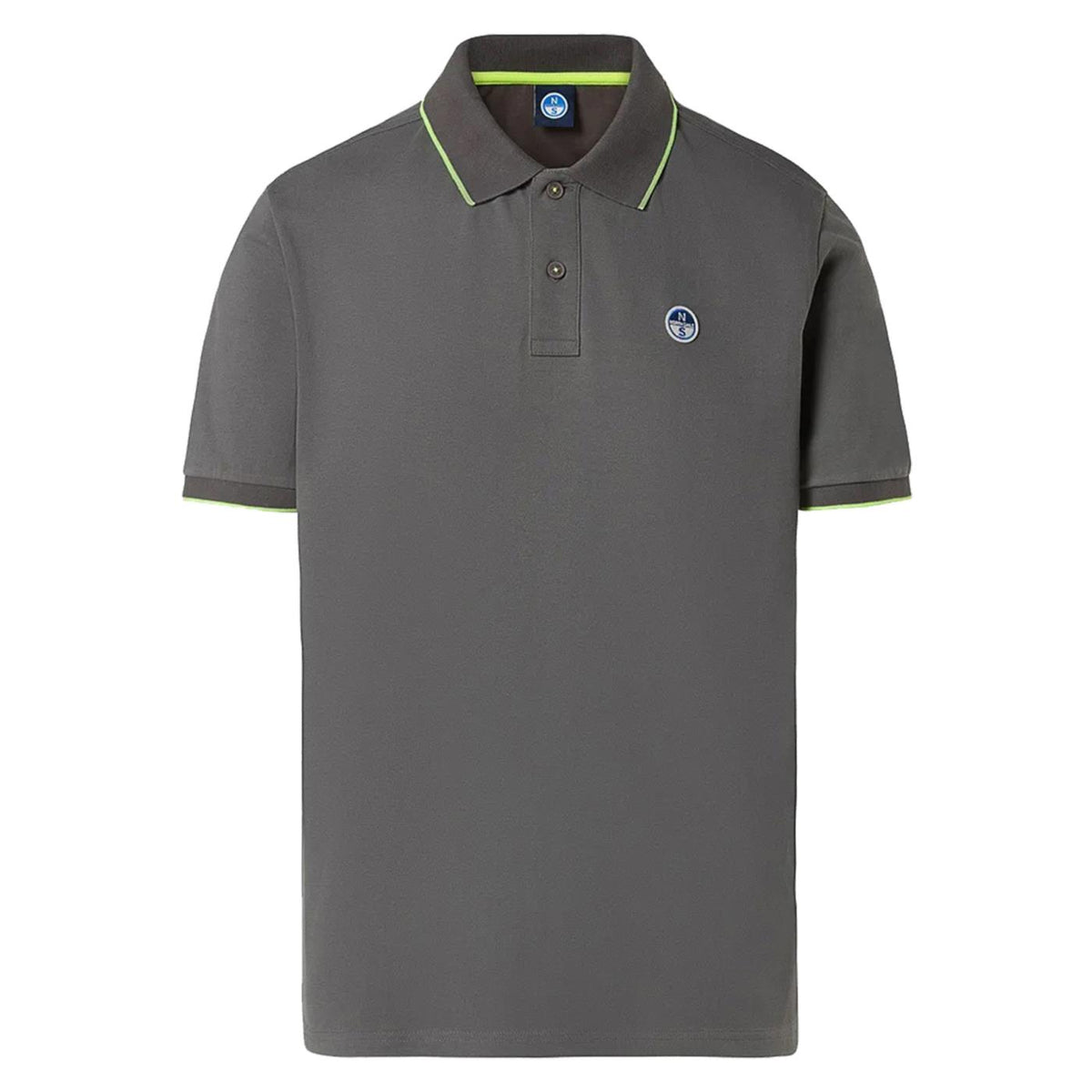 NORTH SAILS POLO MANICHE CORTE - Grigio scuro - vista 2