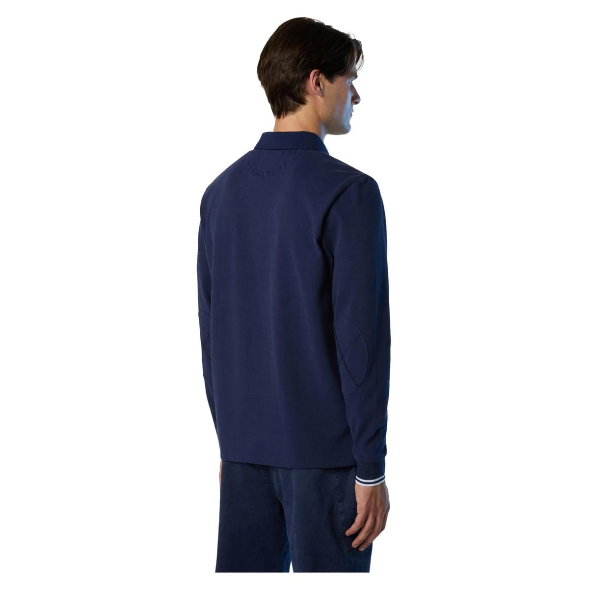 NORTH SAILS POLO LONG SLEEVE GRAPHIC - Blu - vista 2