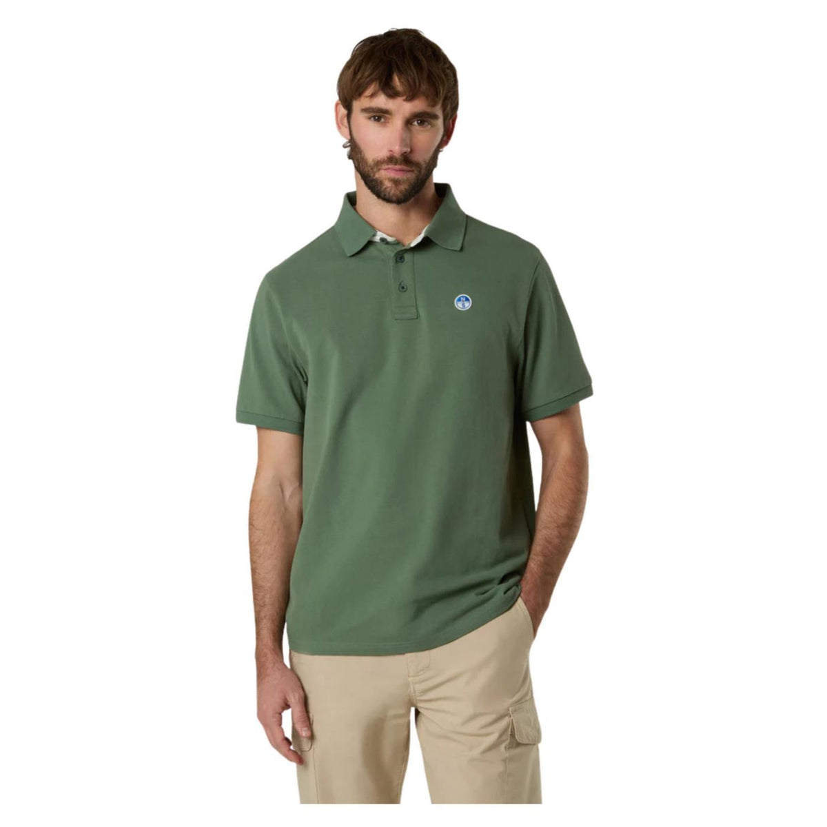 NORTH SAILS POLO MANICHE CORTE - Verde - immagine principale