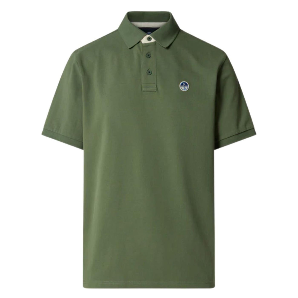 NORTH SAILS POLO MANICHE CORTE - Verde - vista 4