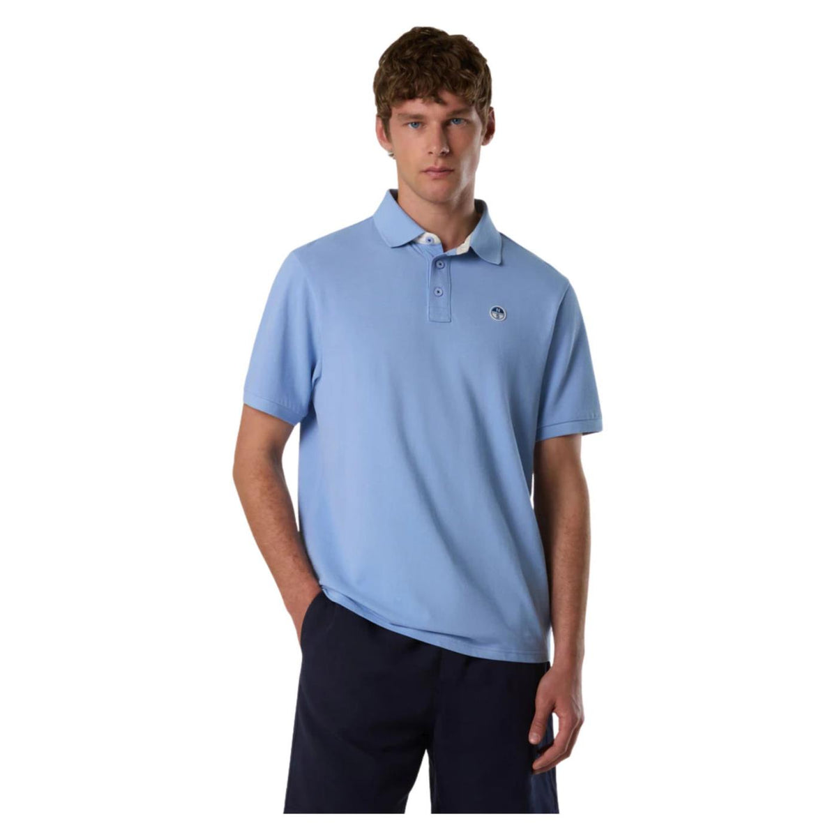 NORTH SAILS POLO MANICHE CORTE - Azzurro - immagine principale