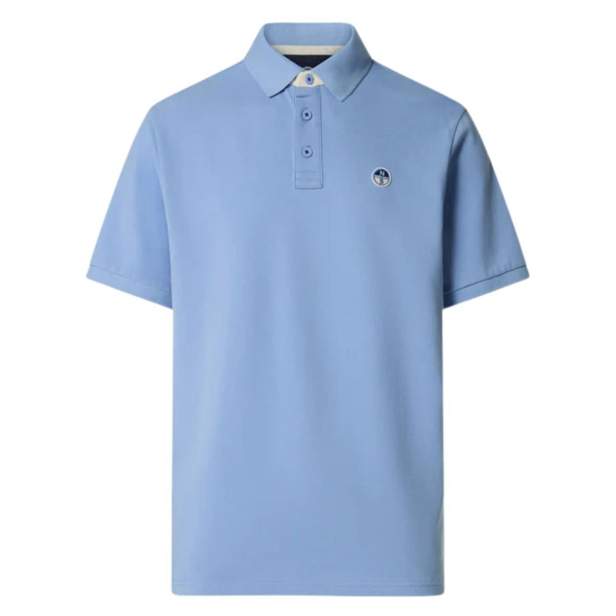 NORTH SAILS POLO MANICHE CORTE - Azzurro - vista 4