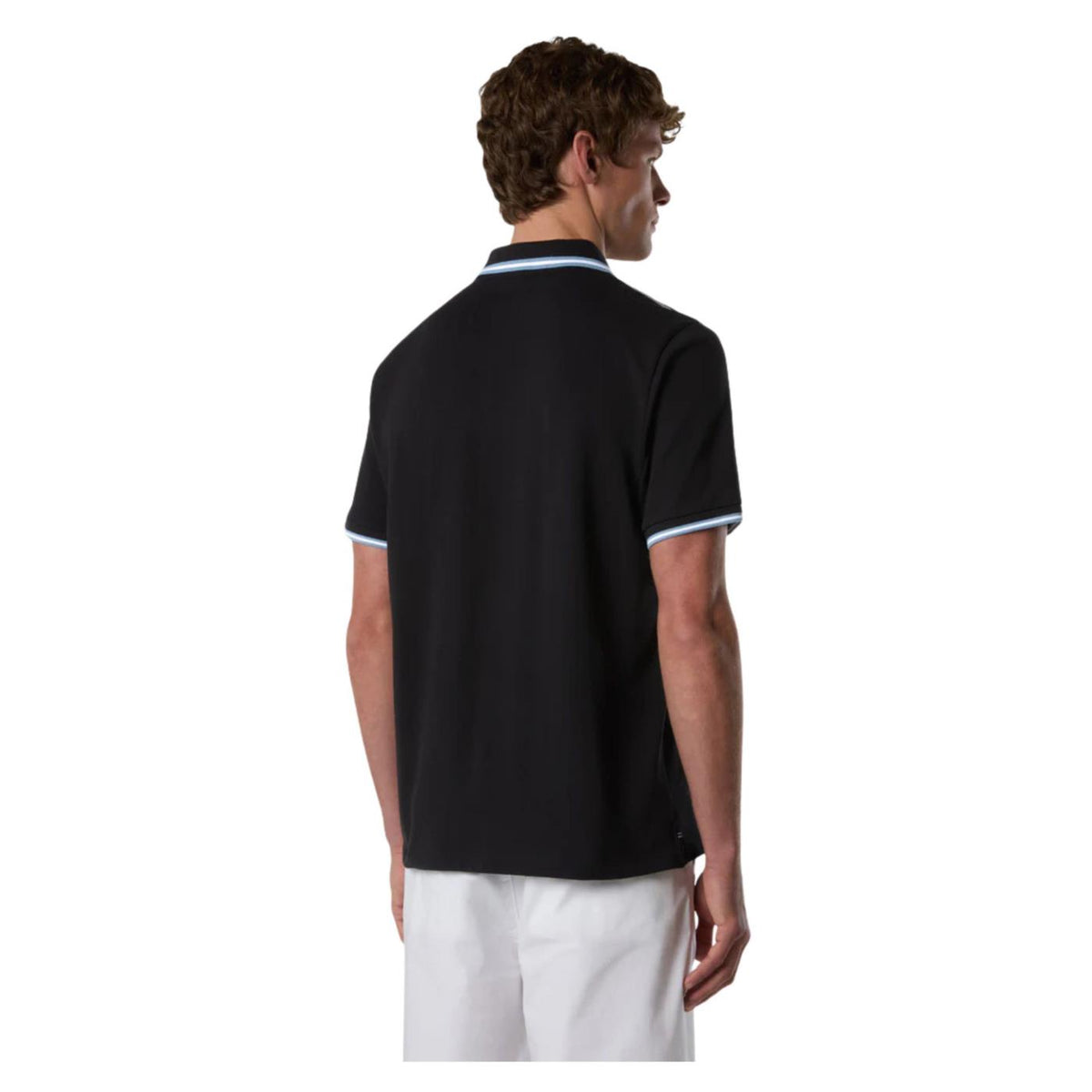 NORTH SAILS POLO MANICHE CORTE - Nero - vista 2