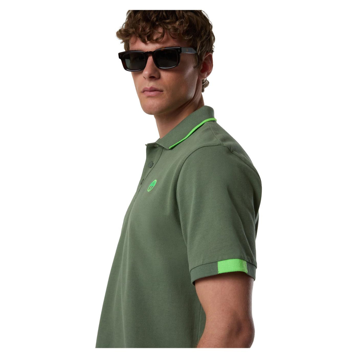 NORTH SAILS POLO MANICHE CORTE - Militare - vista 3
