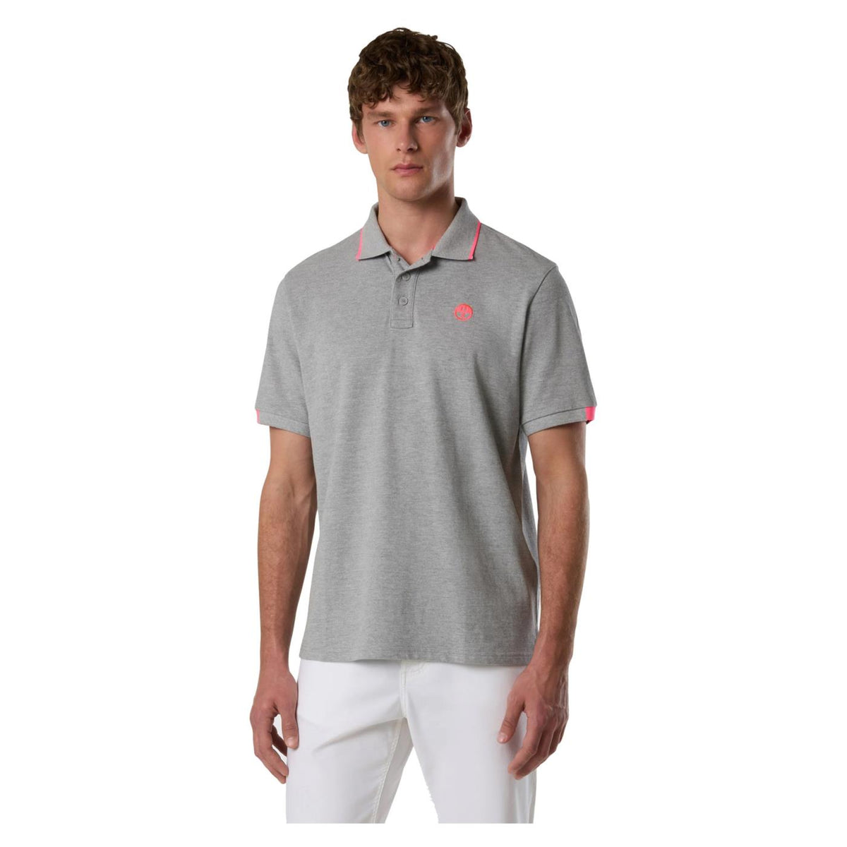 NORTH SAILS POLO MANICHE CORTE - Grigio chiaro - immagine principale