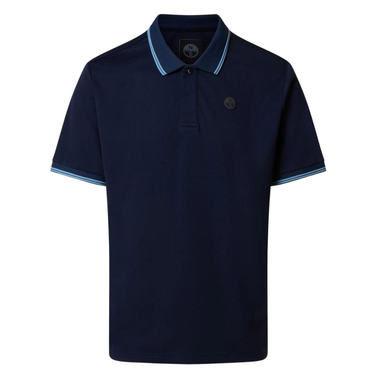 NORTH SAILS POLO MANICHE CORTE - Blu - vista 4