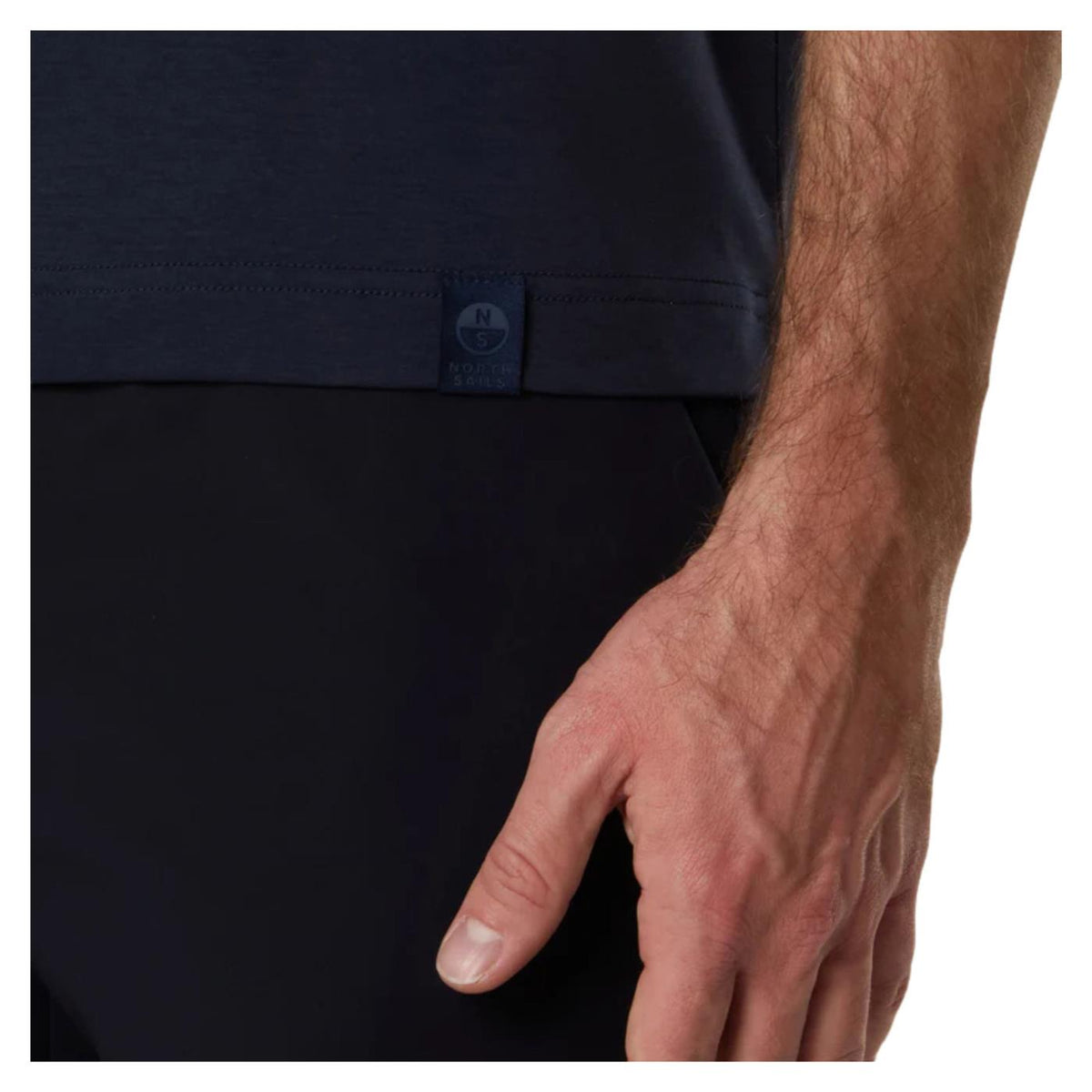 NORTH SAILS POLO MANICHE CORTE - Blu - vista 3