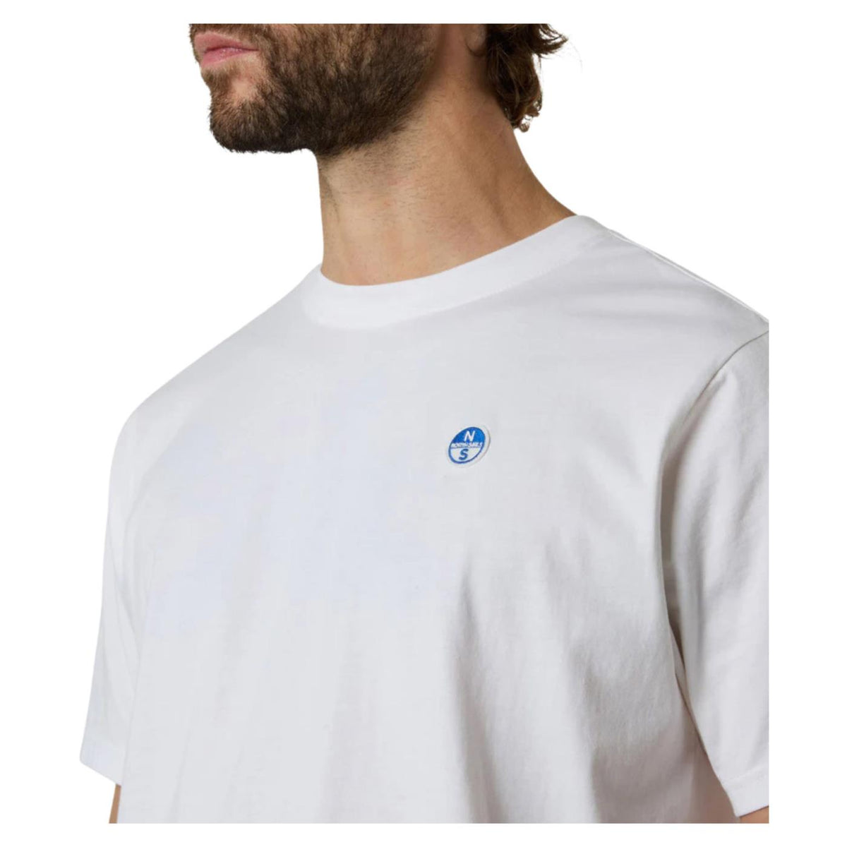 NORTH SAILS T-SHIRT SS BASIC BOLLO - Bianco - vista 3