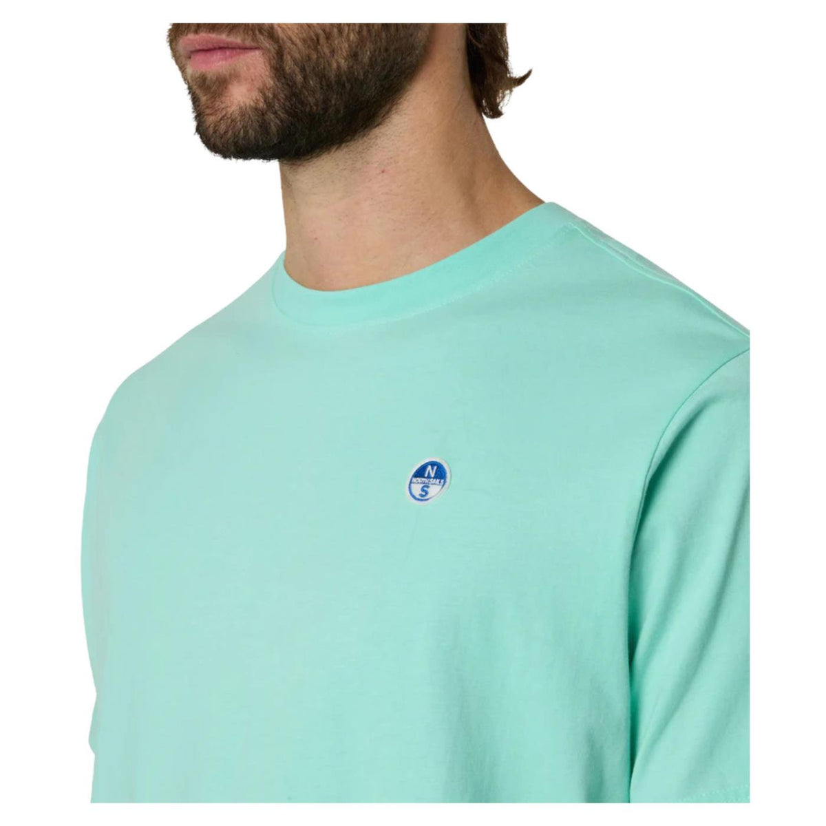 NORTH SAILS T-SHIRT SS BASIC BOLLO - Turchese - vista 3