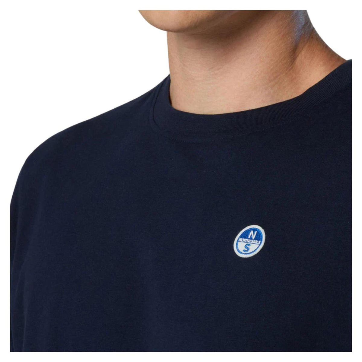 NORTH SAILS T-SHIRT SS BASIC BOLLO - Blu - vista 3