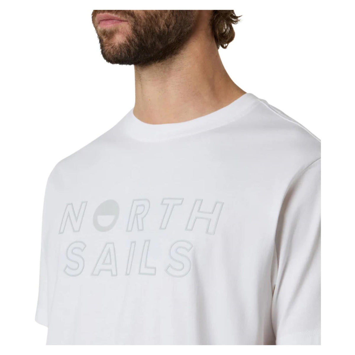 NORTH SAILS T-SHIRT SS GRAPHIC - Bianco - vista 3