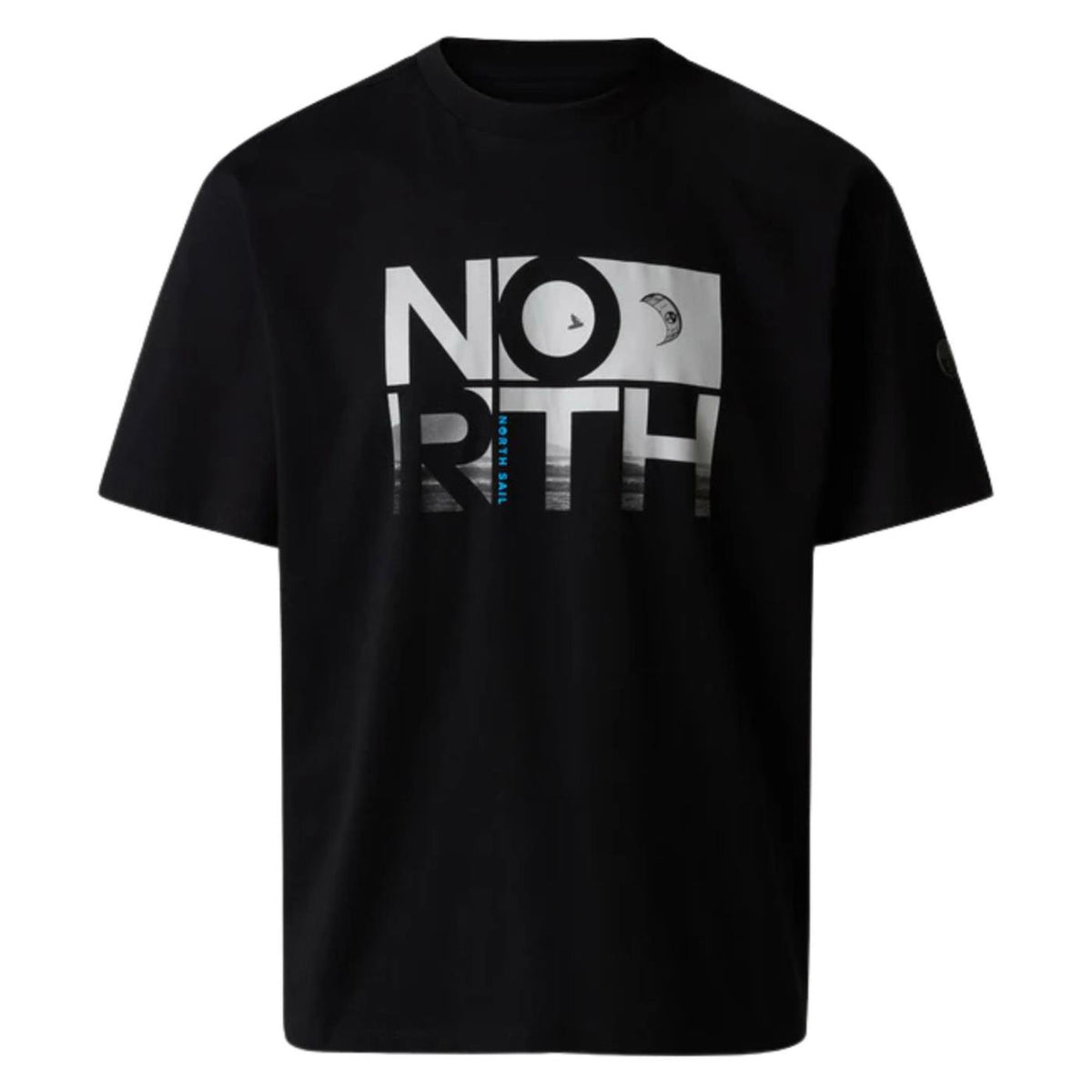 NORTH SAILS T-SHIRT SS GRAPHIC - Nero - vista 4