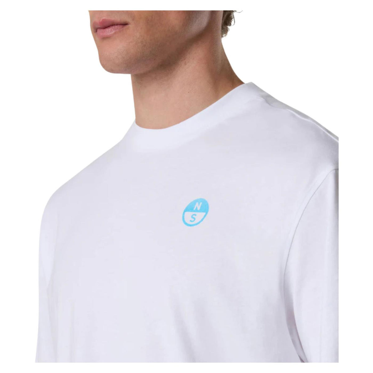 NORTH SAILS T-SHIRT SS GRAPHIC - Bianco - vista 3