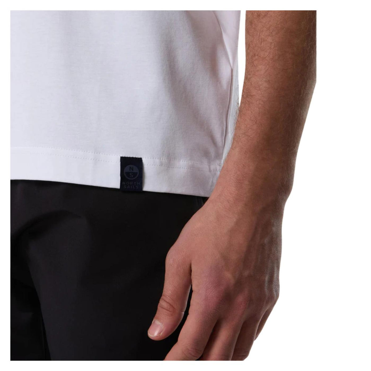 NORTH SAILS T-SHIRT MANICHE CORTE - Bianco - vista 3