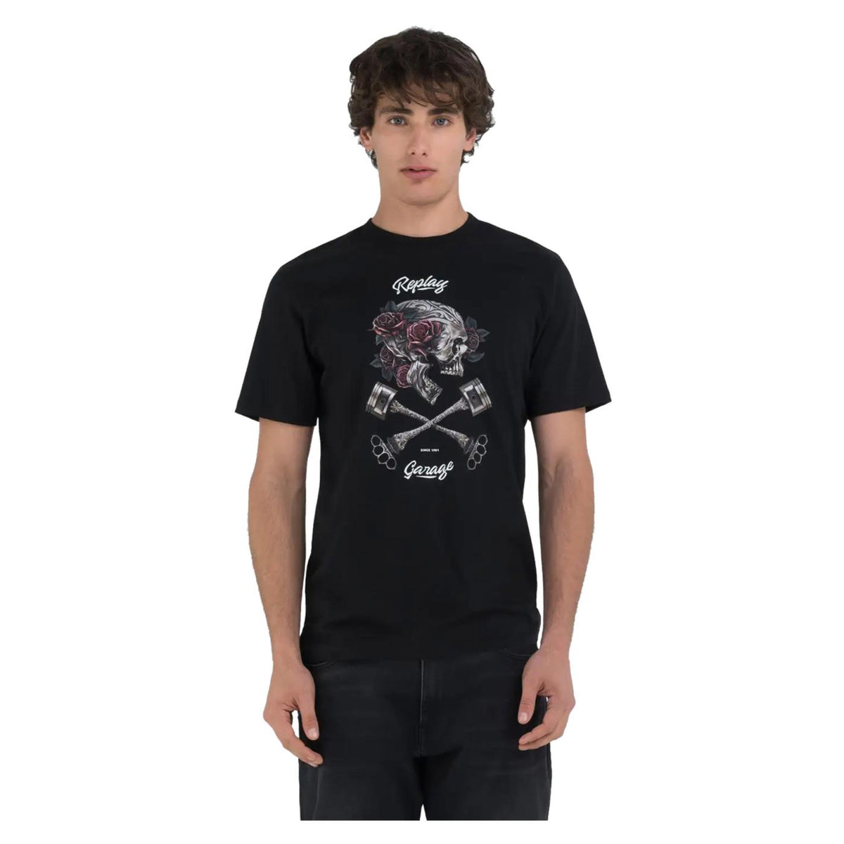REPLAY T-SHIRT REGULAR PRINTED