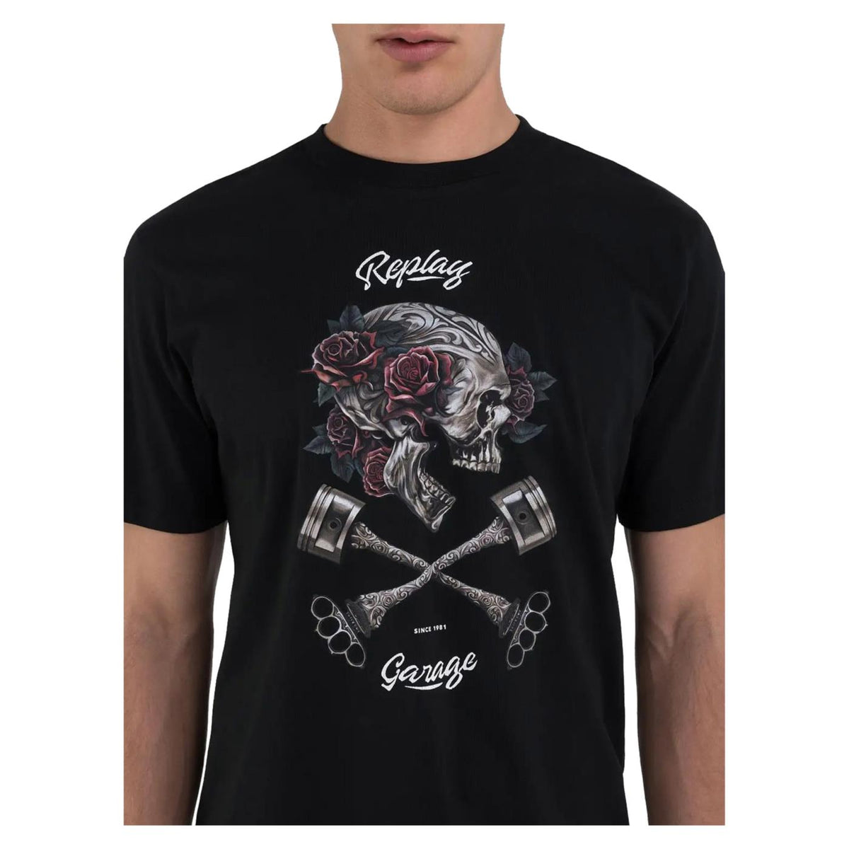 REPLAY T-SHIRT REGULAR PRINTED