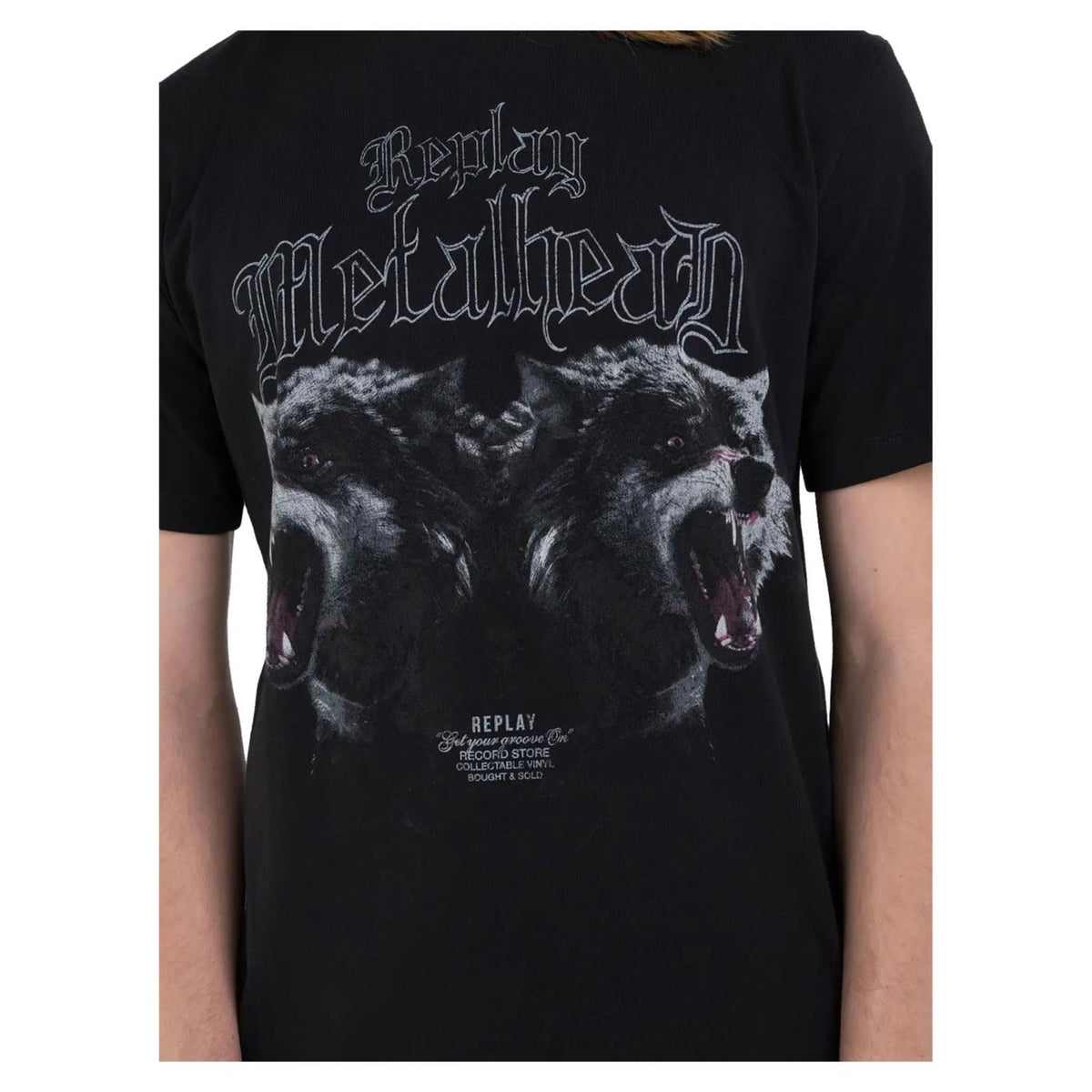 REPLAY T-SHIRT REGULAR PRINTED
