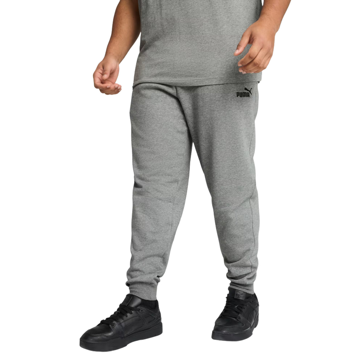 PUMA ESSENTIAL SLIM SWEATPANTS - Grigio chiaro - immagine principale