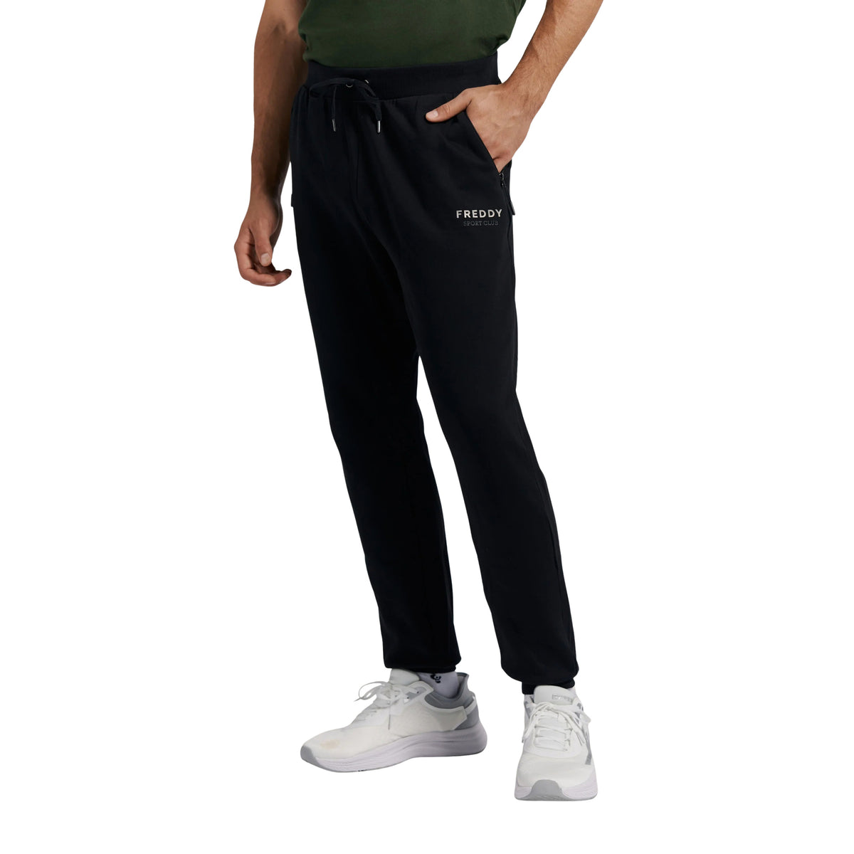 FREDDY PANTALONI FELPATI REGULAR - Nero - immagine principale