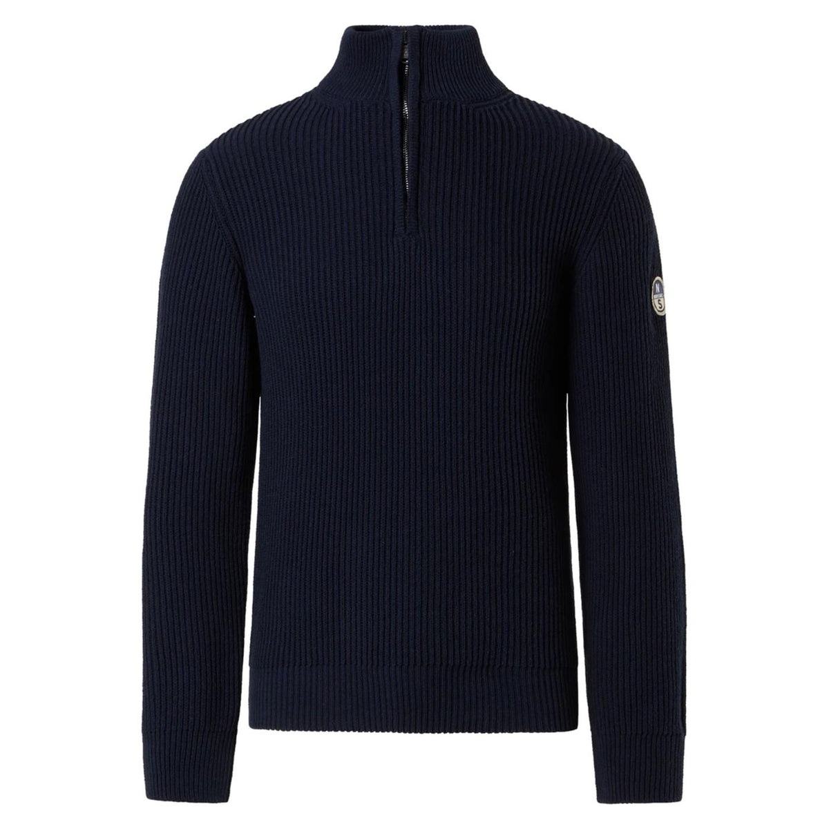 NORTH SAILS MAGLIONE MEZZA ZIP 5GG - Blu - vista 3