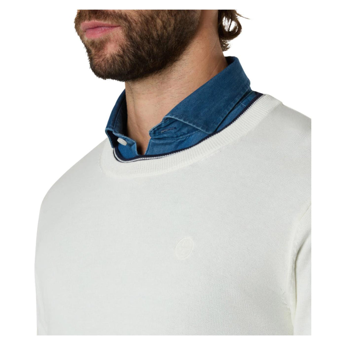 NORTH SAILS MAGLIONE 12GG GIROCOLLO - Bianco - vista 3
