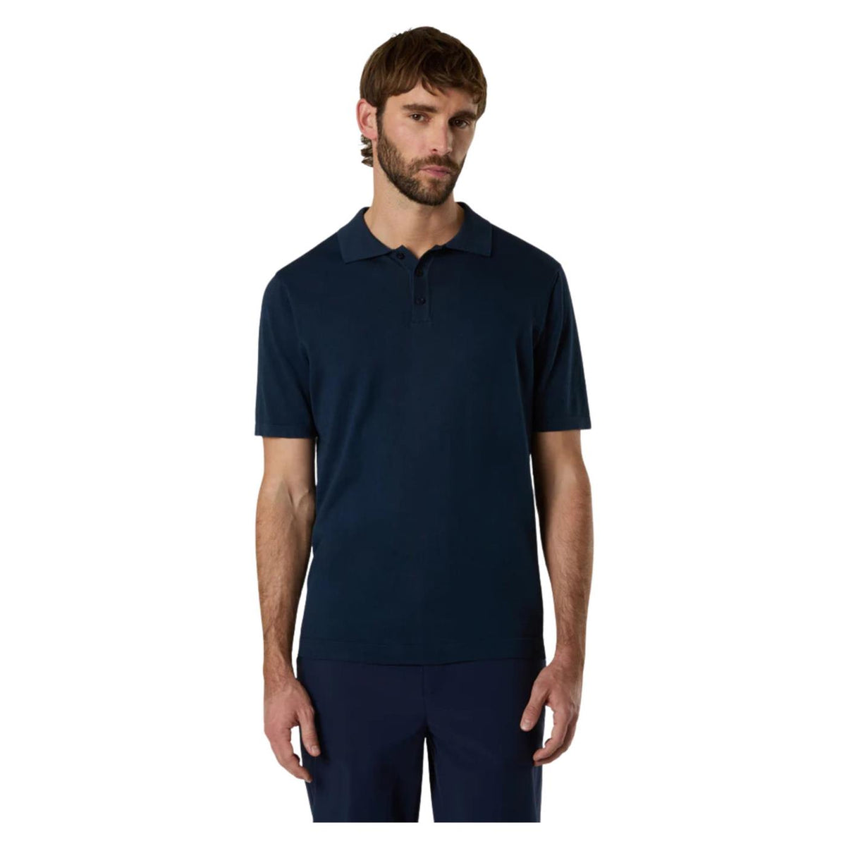 NORTH SAILS POLO SS IN MAGLIA 14GG - Blu - immagine principale