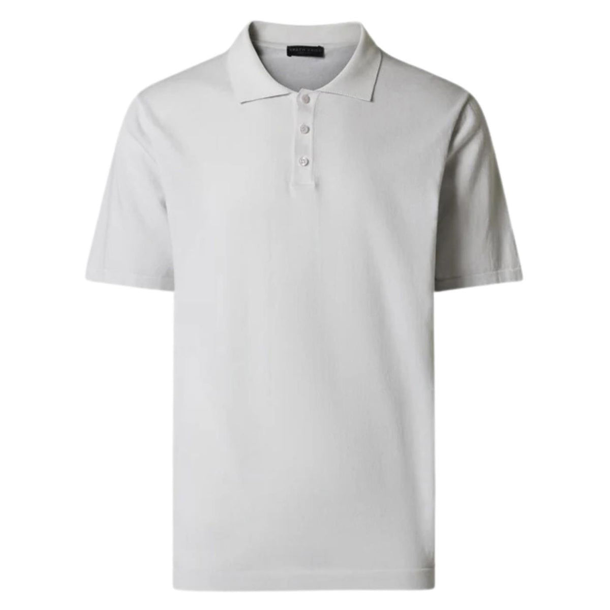 NORTH SAILS POLO SS IN MAGLIA 14GG - Grigio chiaro - vista 4