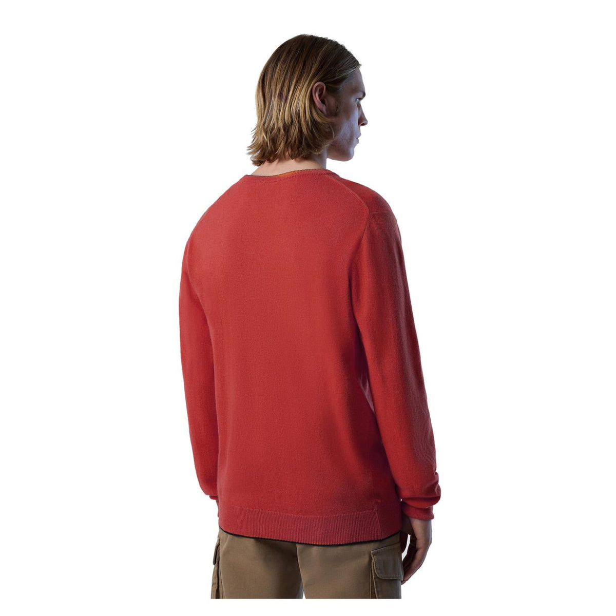 NORTH SAILS CREWNECK 12GG KNITWEAR - Rosso - vista 3