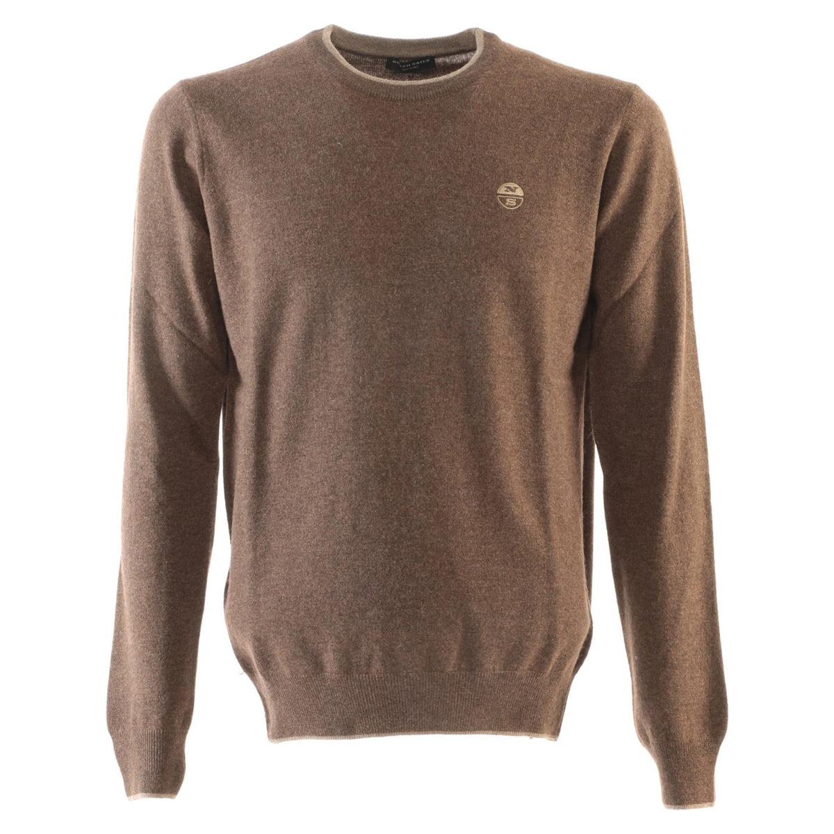 NORTH SAILS CREWNECK 12GG KNITWEAR - Marrone scuro - immagine principale